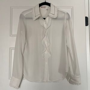 Aritzia Sunday Best White Blouse